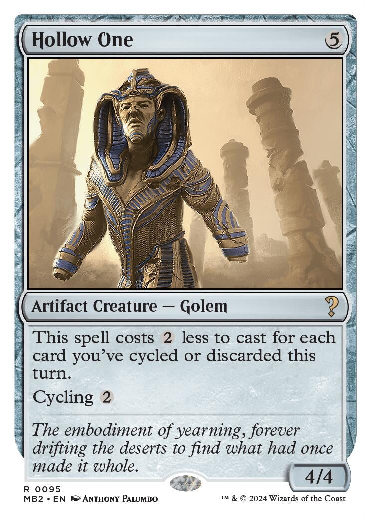 Image for Hollow One (White Border) (95) [Mystery Booster 2] - Magic: The Gathering