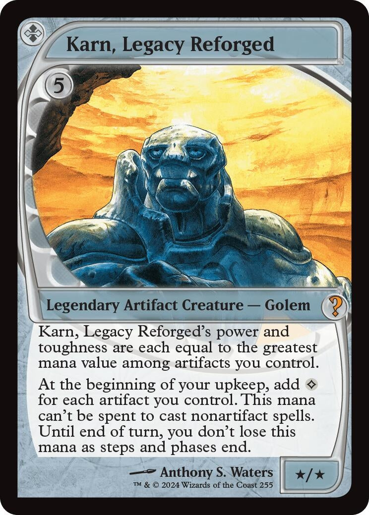 Image for Karn, Legacy Reforged (Future Sight) (255) [Mystery Booster 2] - Magic: The Gathering