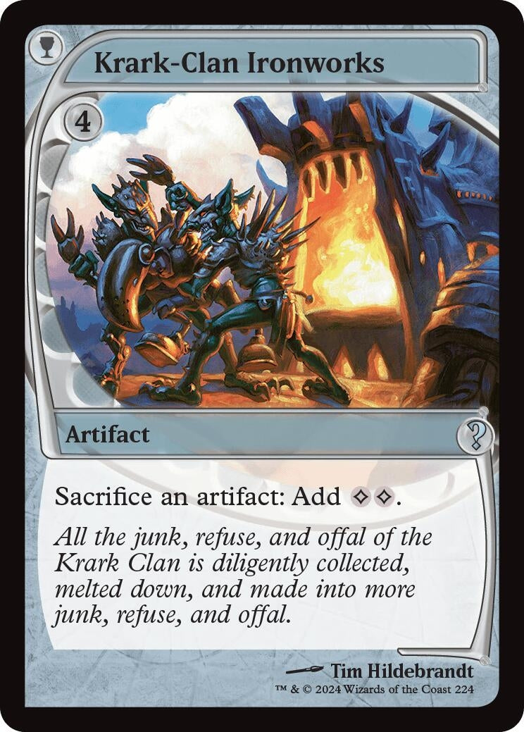 Image for Krark-Clan Ironworks (Future Sight) (224) [Mystery Booster 2] - Magic: The Gathering