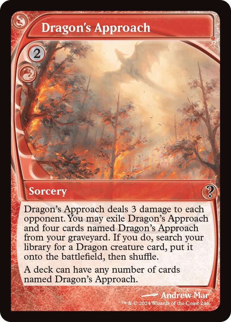 Image for Dragon's Approach (Future Sight) (246) [Mystery Booster 2] - Magic: The Gathering