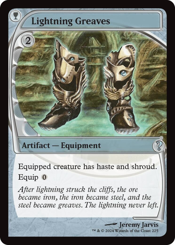 Image for Lightning Greaves (Future Sight) (225) [Mystery Booster 2] - Magic: The Gathering