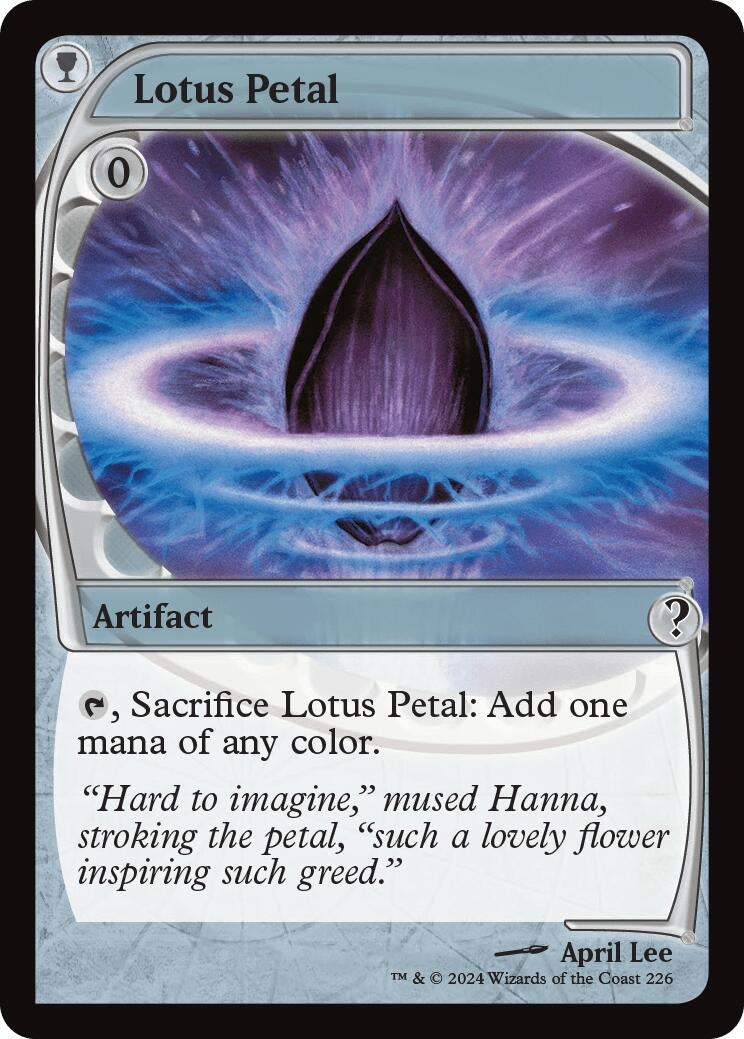 Image for Lotus Petal (Future Sight) (226) [Mystery Booster 2] - Magic: The Gathering