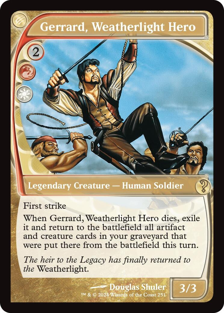 Image for Gerrard, Weatherlight Hero (Future Sight) (251) [Mystery Booster 2] - Magic: The Gathering