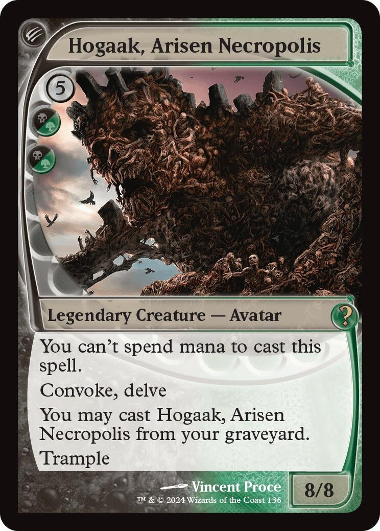Image for Hogaak, Arisen Necropolis (Future Sight) (136) [Mystery Booster 2] - Magic: The Gathering