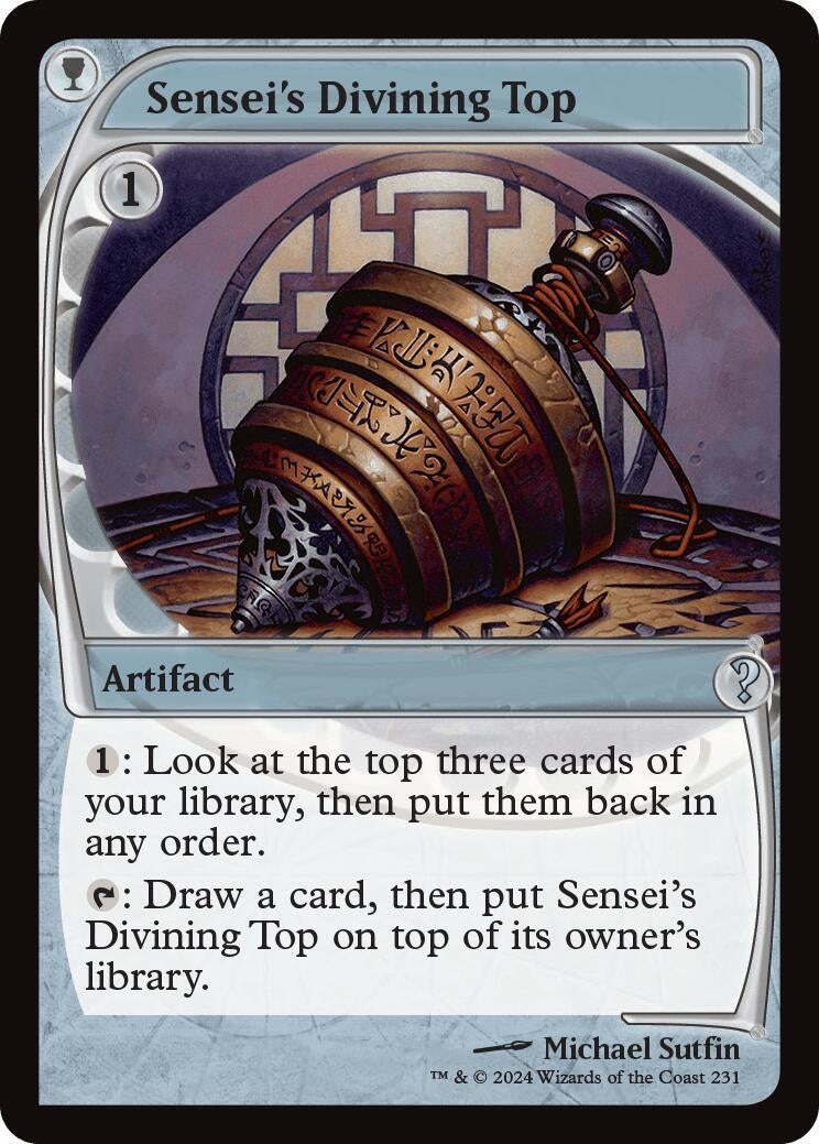 Image for Sensei's Divining Top (Future Sight) (231) [Mystery Booster 2] - Magic: The Gathering