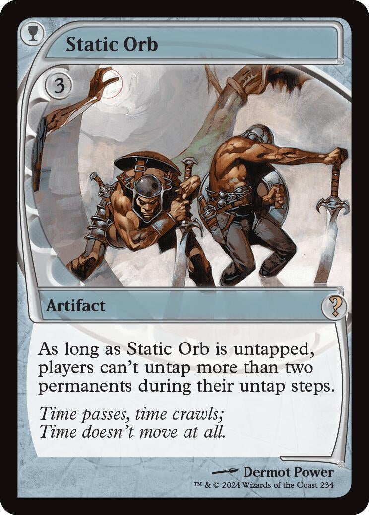 Image for Static Orb (Future Sight) (234) [Mystery Booster 2] - Magic: The Gathering