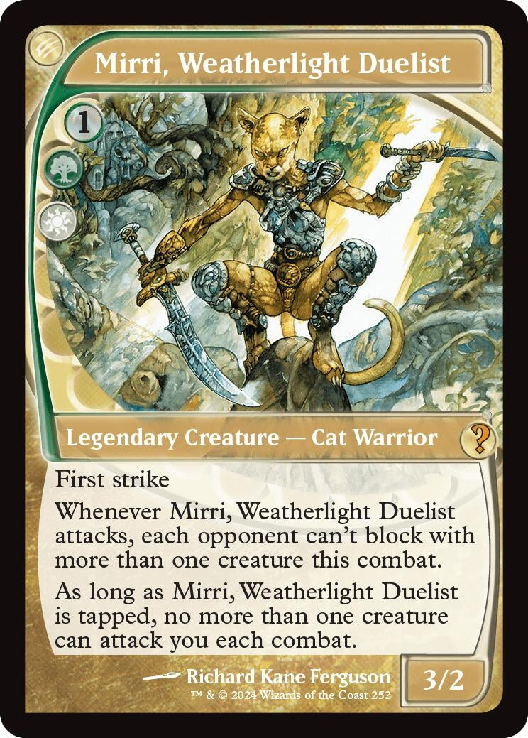 Image for Mirri, Weatherlight Duelist (Future Sight) (252) [Mystery Booster 2] - Magic: The Gathering