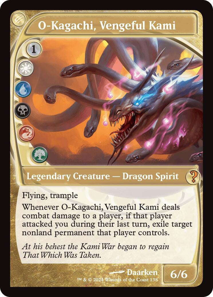 Image for O-Kagachi, Vengeful Kami (Future Sight) (138) [Mystery Booster 2] - Magic: The Gathering