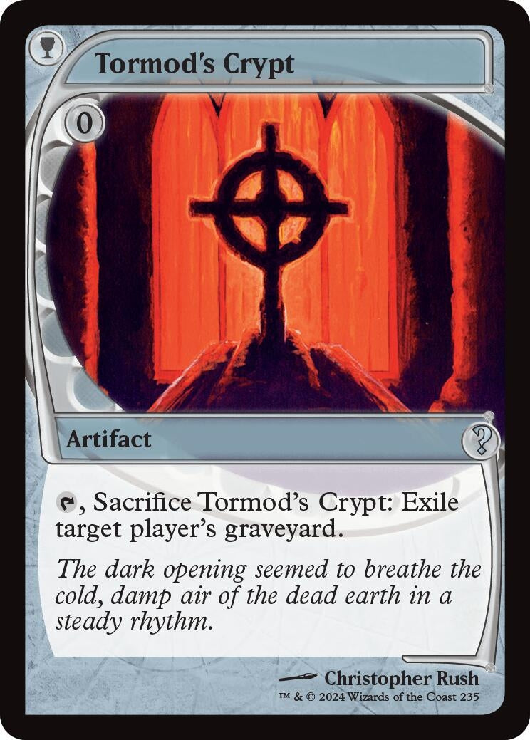 Image for Tormod's Crypt (Future Sight) (235) [Mystery Booster 2] - Magic: The Gathering