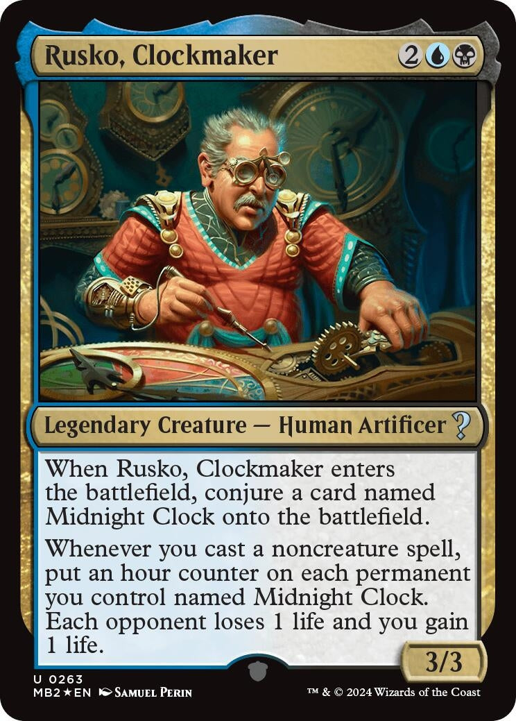 Image for Rusko, Clockmaker (263) [Mystery Booster 2] - Magic: The Gathering
