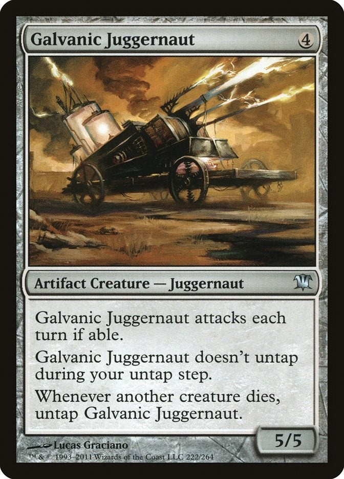 Image for Galvanic Juggernaut (222) [Innistrad] - Magic: The Gathering