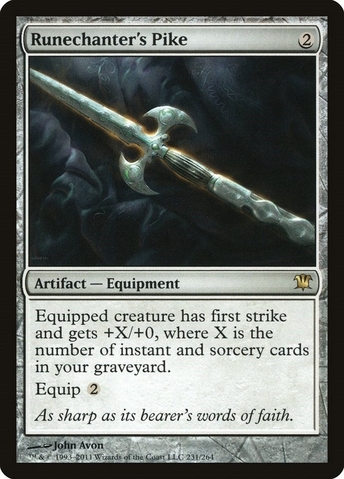 Image for Runechanter's Pike (231) [Innistrad] - Magic: The Gathering