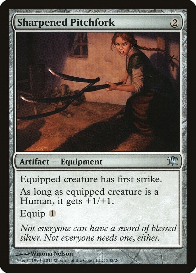 Image for Sharpened Pitchfork (232) [Innistrad] - Magic: The Gathering