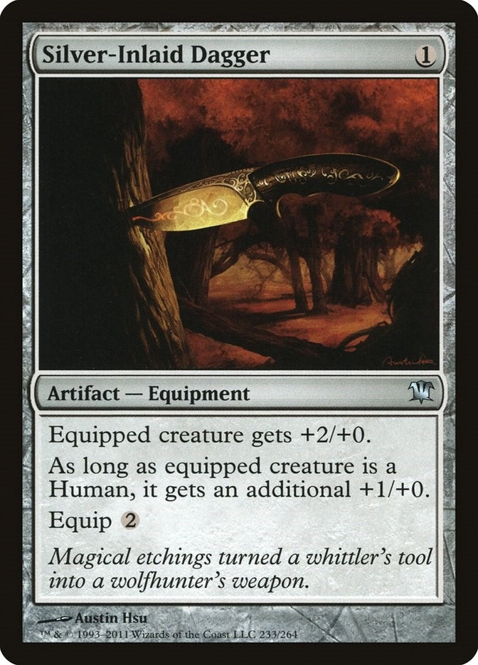 Image for Silver-Inlaid Dagger (233) [Innistrad] - Magic: The Gathering