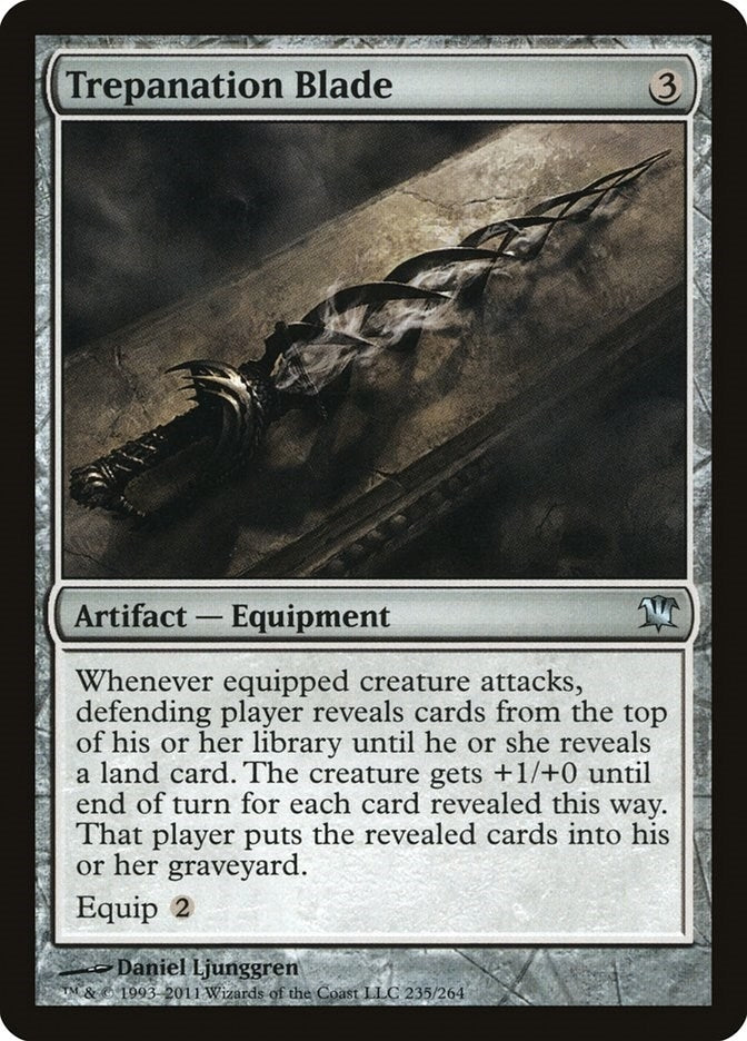 Image for Trepanation Blade (235) [Innistrad] - Magic: The Gathering
