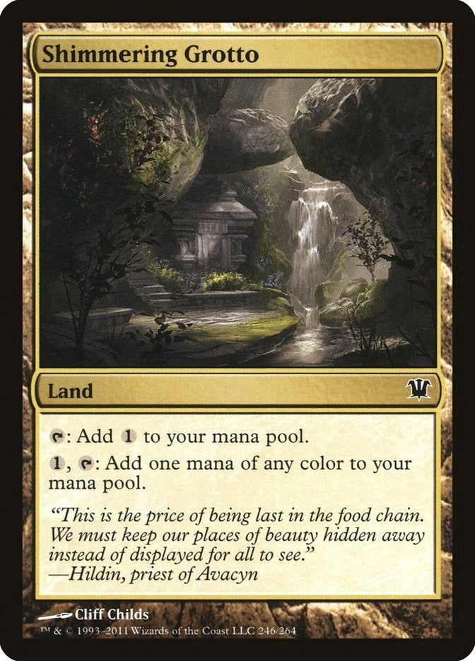 Image for Shimmering Grotto (246) [Innistrad] - Magic: The Gathering