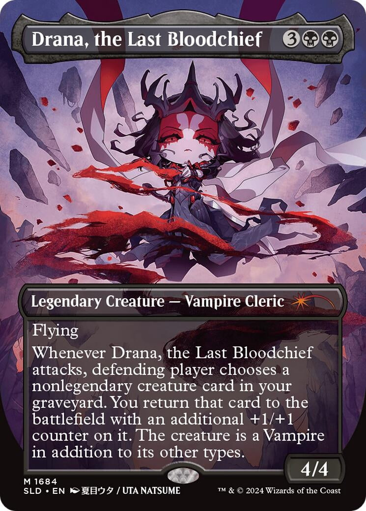 Image for Drana, the Last Bloodchief (Rainbow Foil) (1684) [Secret Lair Drop Series] - Magic: The Gathering