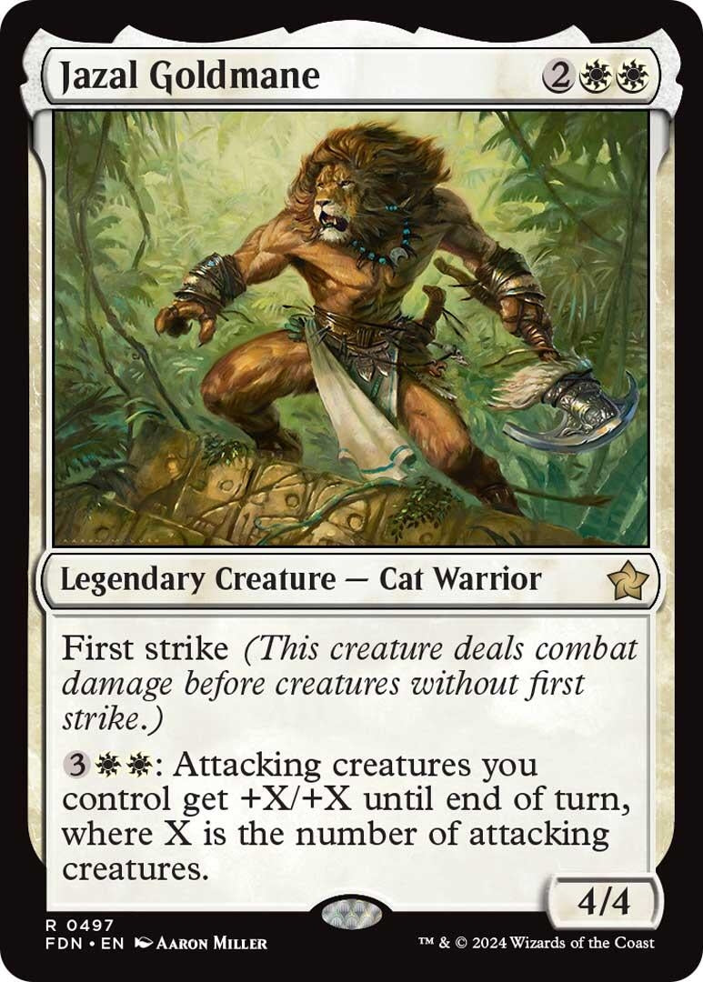 Image for Jazal Goldmane (497) [Foundations] - Magic: The Gathering