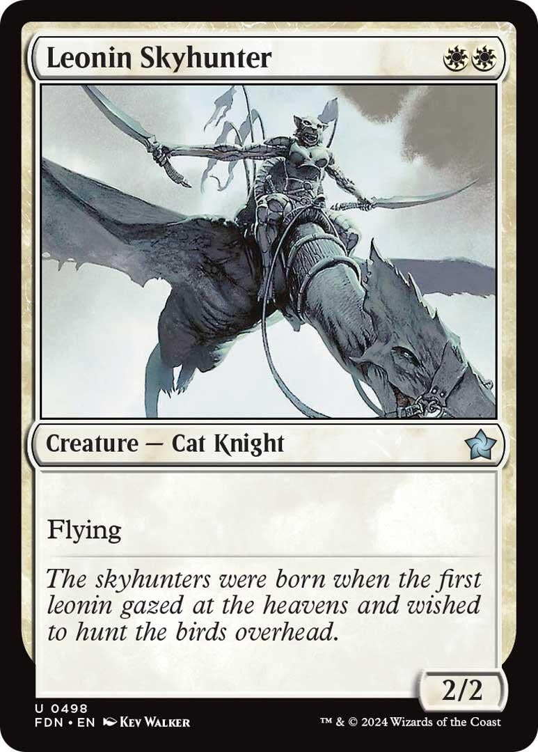 Image for Leonin Skyhunter (498) [Foundations] - Magic: The Gathering