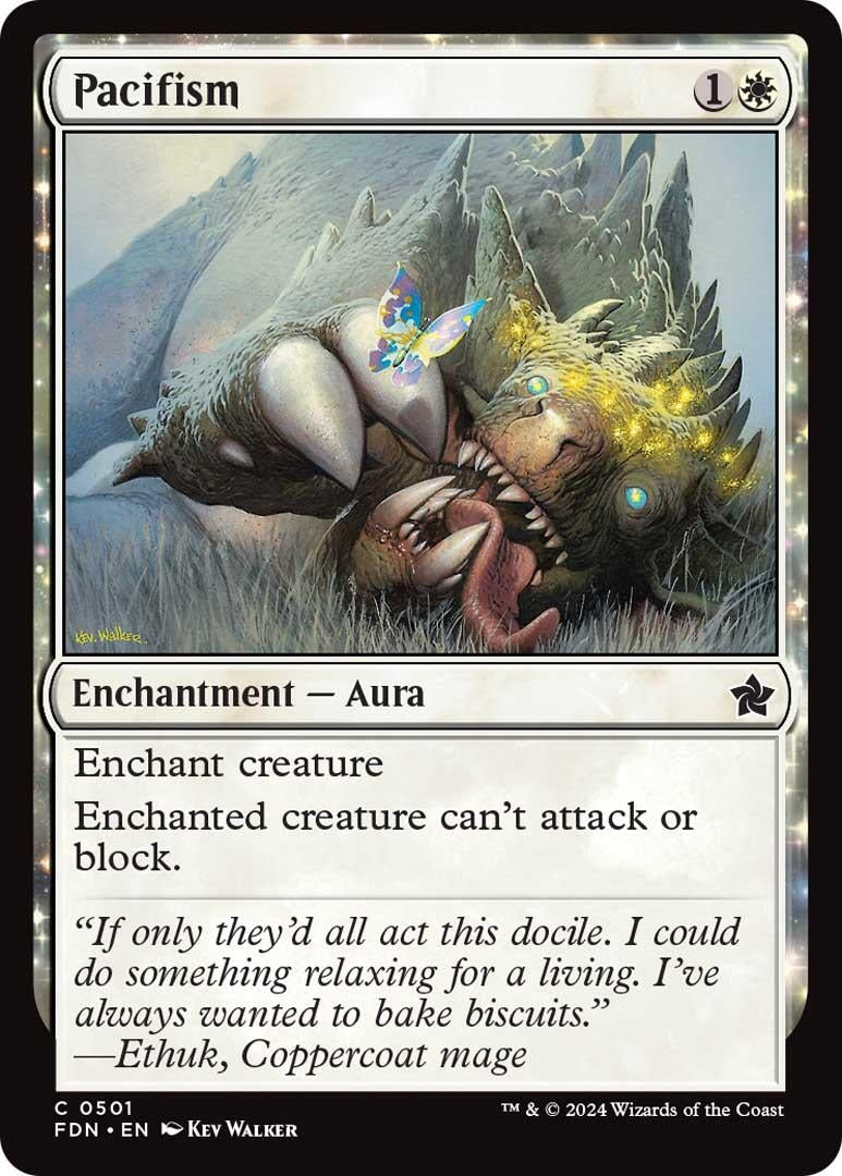Image for Pacifism (501) [Foundations] - Magic: The Gathering