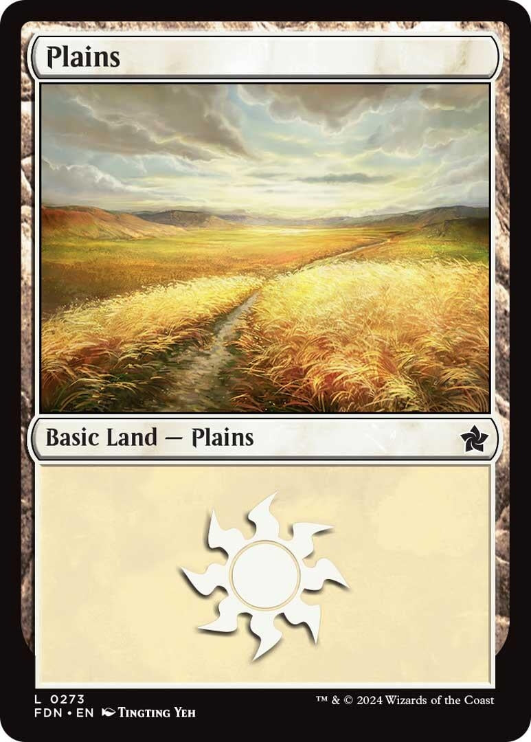Image for Plains (0273) (273) [Foundations] - Magic: The Gathering