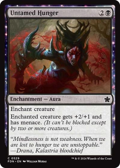 Image for Untamed Hunger (529) [Foundations] - Magic: The Gathering