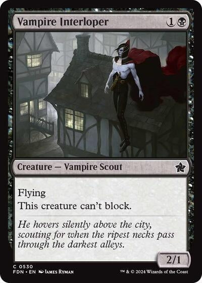 Image for Vampire Interloper (530) [Foundations] - Magic: The Gathering