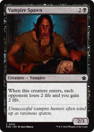 Image for Vampire Spawn (532) [Foundations] - Magic: The Gathering
