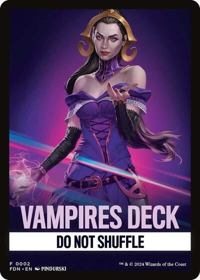 Image for Vampires Deck Theme Card (2) [Foundations] - Magic: The Gathering