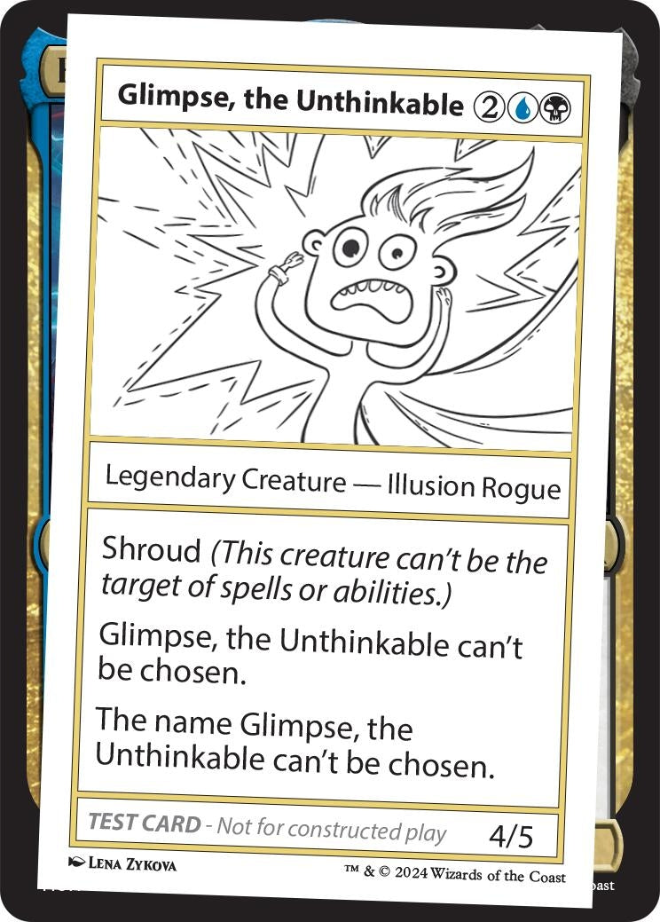 Image for Glimpse, the Unthinkable [Mystery Booster 2 Playtest Cards] - Magic: The Gathering
