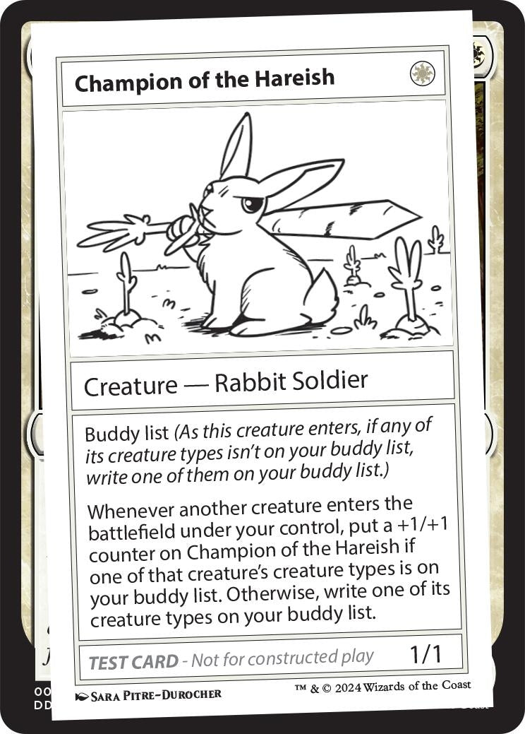 Image for Champion of the Hareish [Mystery Booster 2 Playtest Cards] - Magic: The Gathering