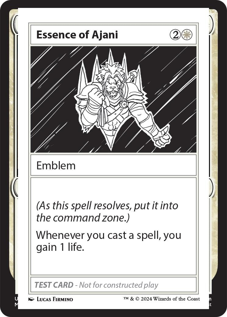 Image for Essence of Ajani [Mystery Booster 2 Playtest Cards] - Magic: The Gathering