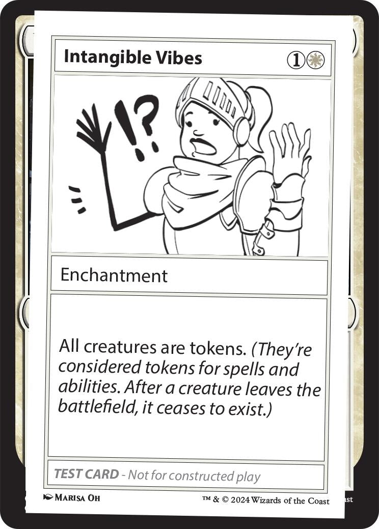 Image for Intangible Vibes [Mystery Booster 2 Playtest Cards] - Magic: The Gathering