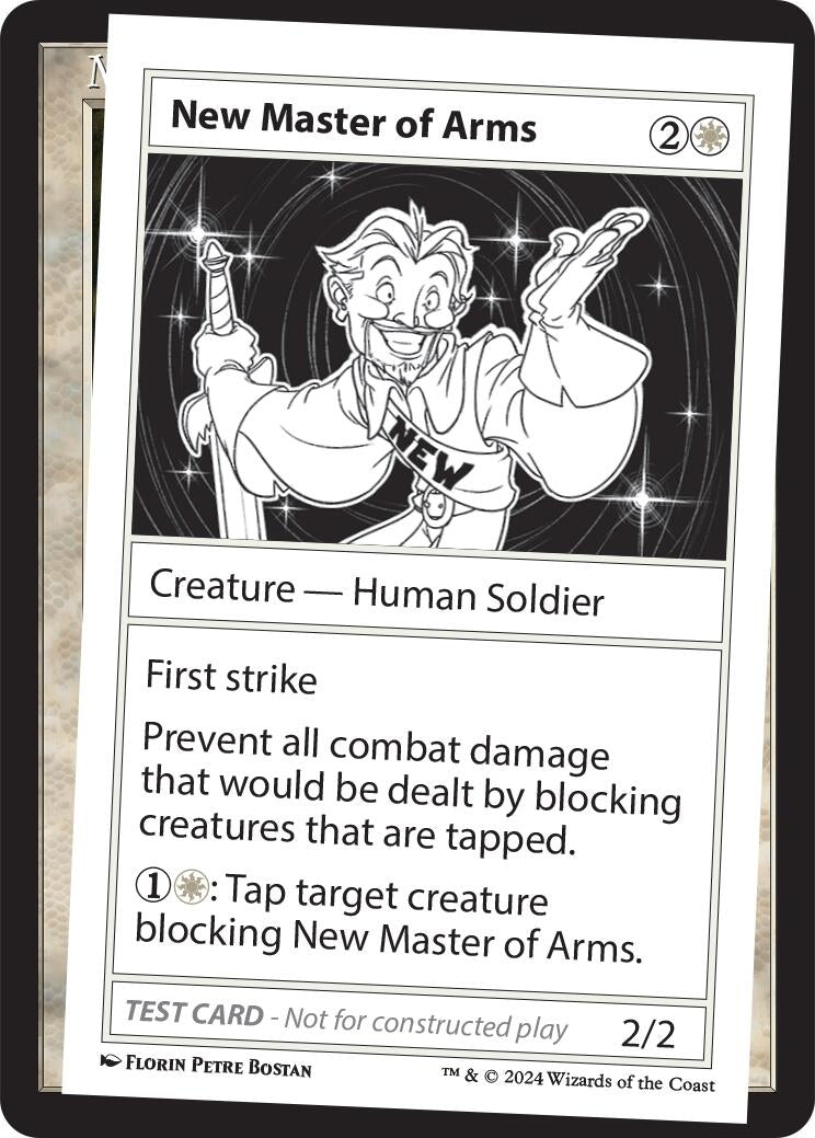 Image for New Master of Arms [Mystery Booster 2 Playtest Cards] - Magic: The Gathering