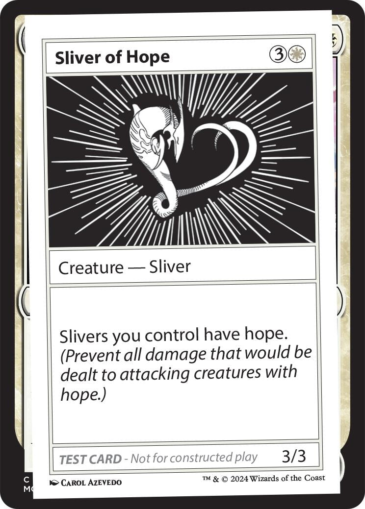 Image for Sliver of Hope [Mystery Booster 2 Playtest Cards] - Magic: The Gathering