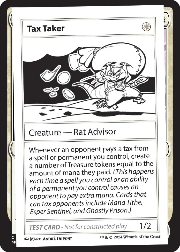 Image for Tax Taker [Mystery Booster 2 Playtest Cards] - Magic: The Gathering