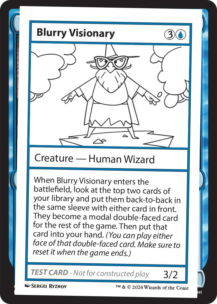 Image for Blurry Visionary [Mystery Booster 2 Playtest Cards] - Magic: The Gathering