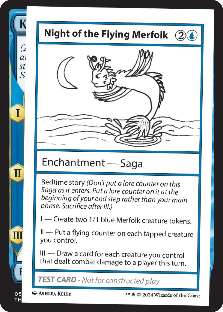 Image for Night of the Flying Merfolk [Mystery Booster 2 Playtest Cards] - Magic: The Gathering