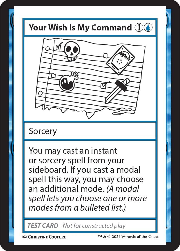 Image for Your Wish Is My Command [Mystery Booster 2 Playtest Cards] - Magic: The Gathering