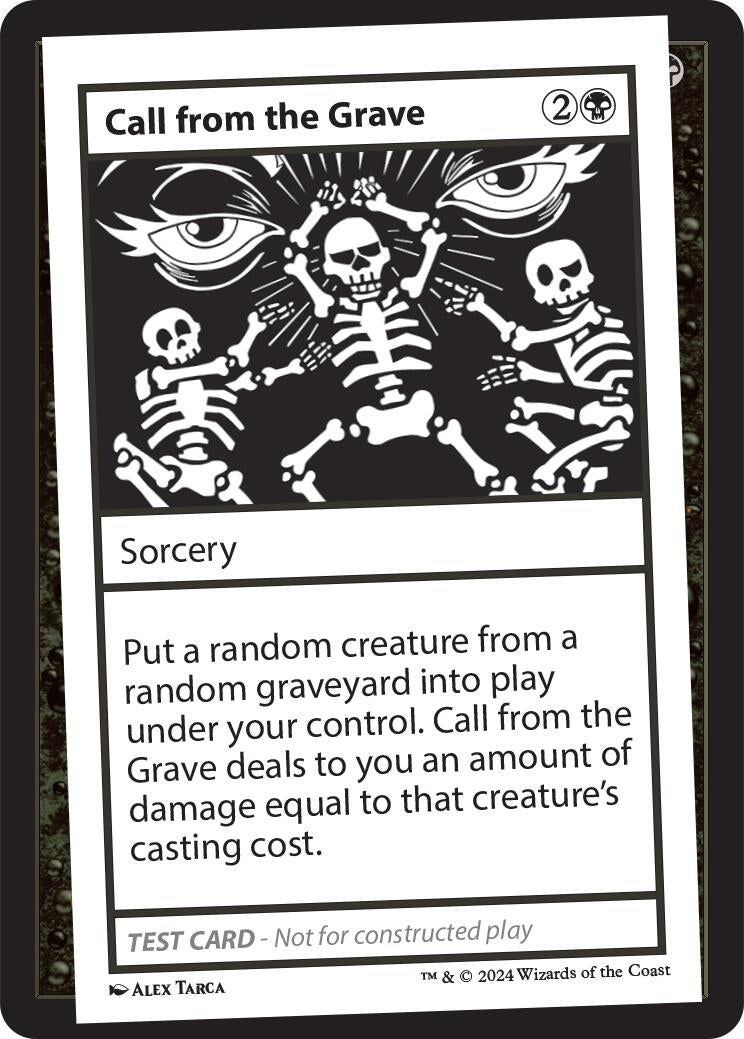 Image for Call from the Grave [Mystery Booster 2 Playtest Cards] - Magic: The Gathering