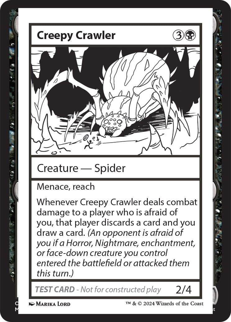 Image for Creepy Crawler [Mystery Booster 2 Playtest Cards] - Magic: The Gathering