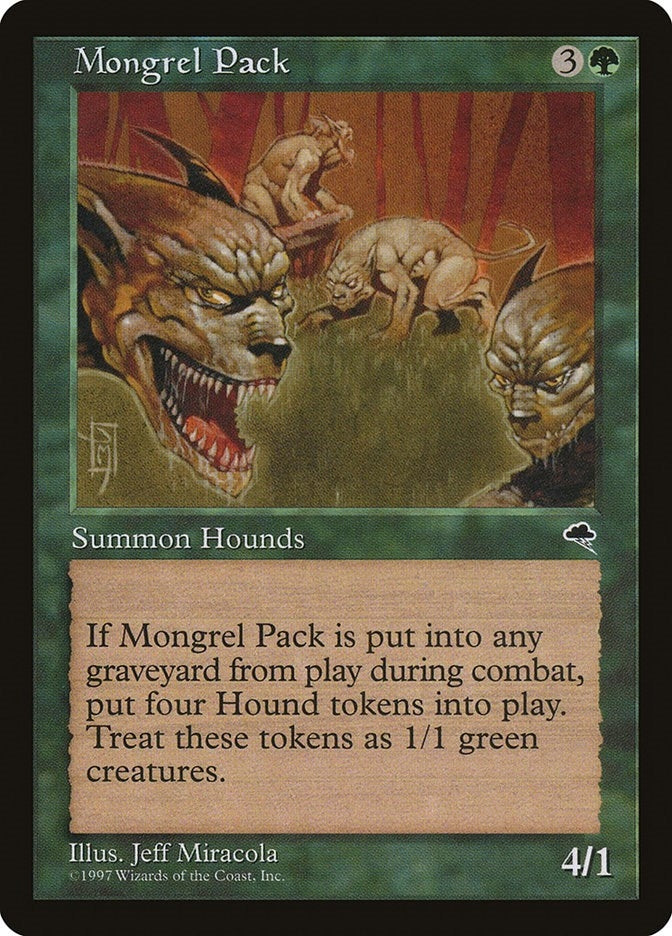 Image for Mongrel Pack (237) [Tempest] - Magic: The Gathering