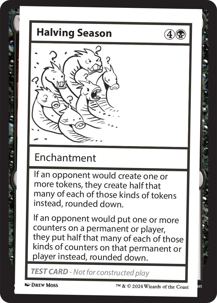 Image for Halving Season [Mystery Booster 2 Playtest Cards] - Magic: The Gathering