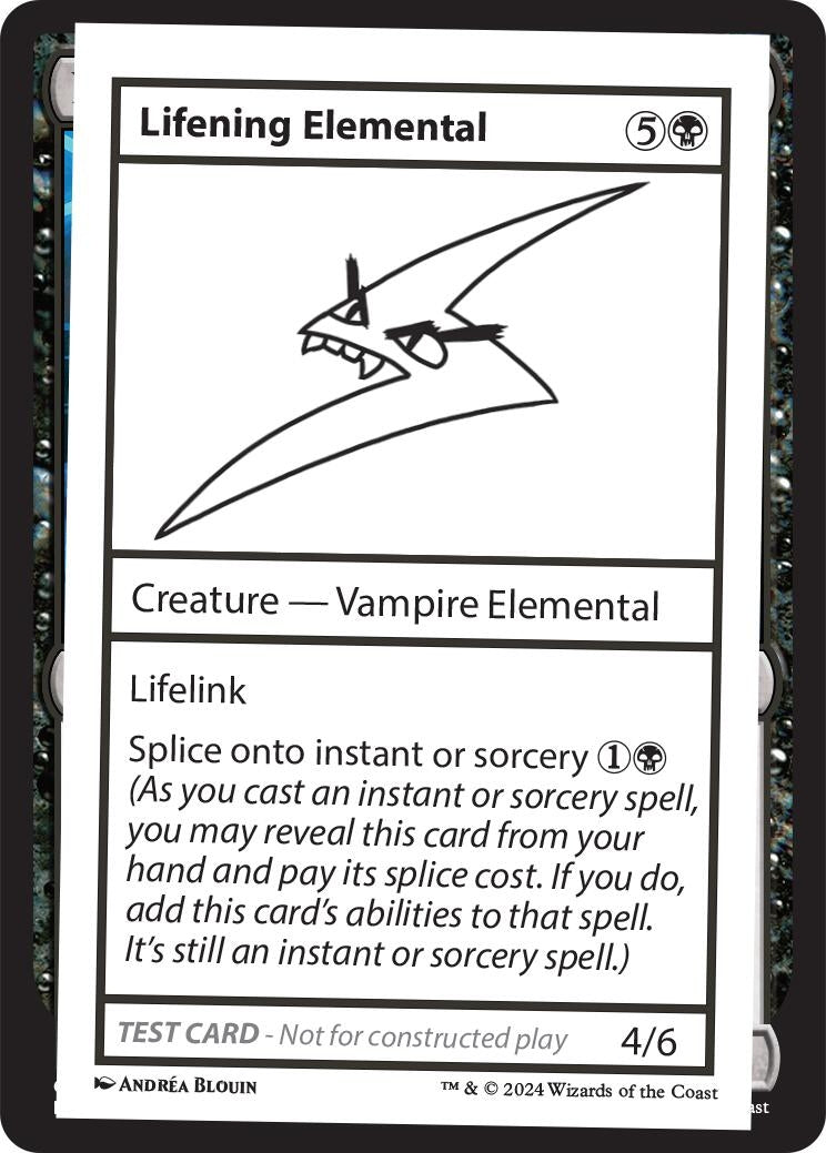 Image for Lifening Elemental [Mystery Booster 2 Playtest Cards] - Magic: The Gathering