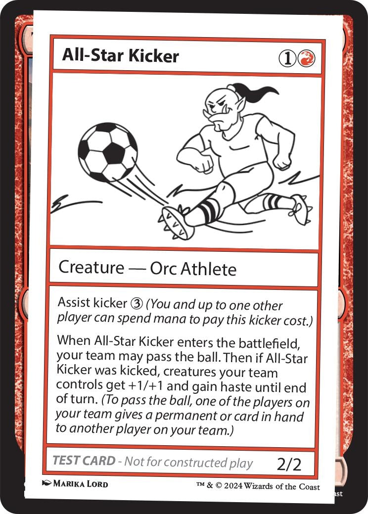 Image for All-Star Kicker [Mystery Booster 2 Playtest Cards] - Magic: The Gathering