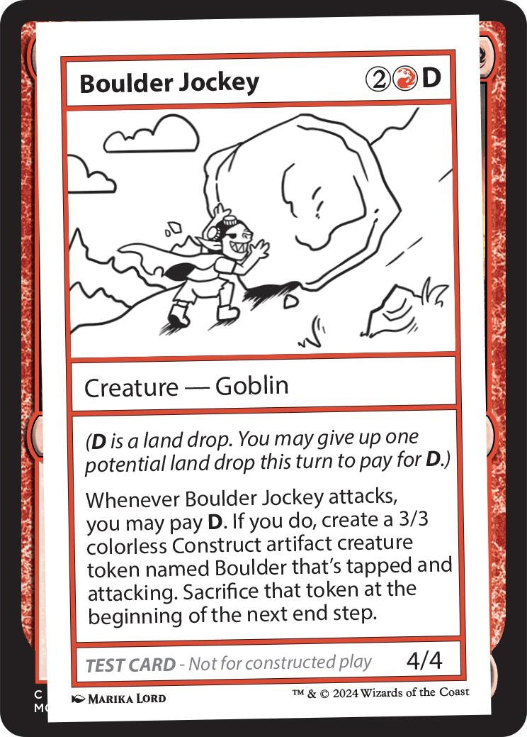 Image for Boulder Jockey [Mystery Booster 2 Playtest Cards] - Magic: The Gathering