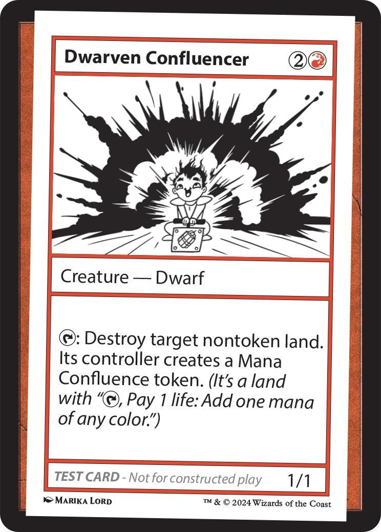 Image for Dwarven Confluencer [Mystery Booster 2 Playtest Cards] - Magic: The Gathering