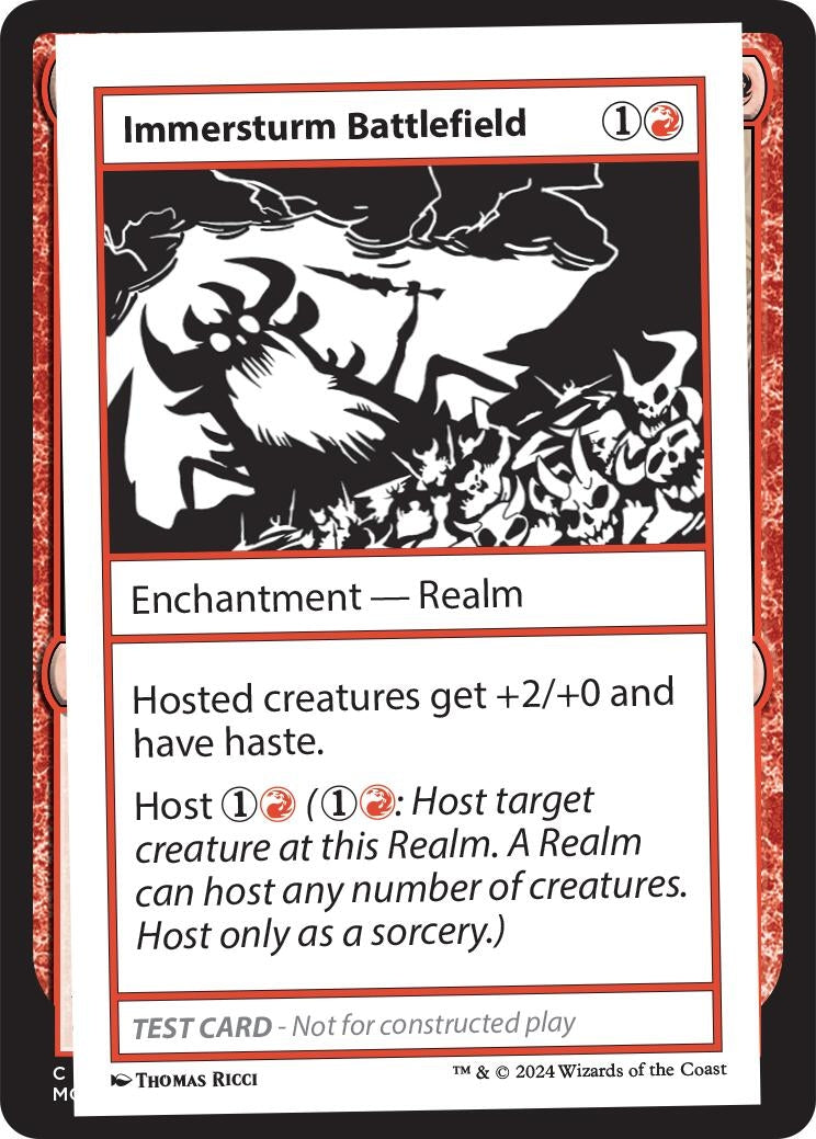 Image for Immersturm Battlefield [Mystery Booster 2 Playtest Cards] - Magic: The Gathering