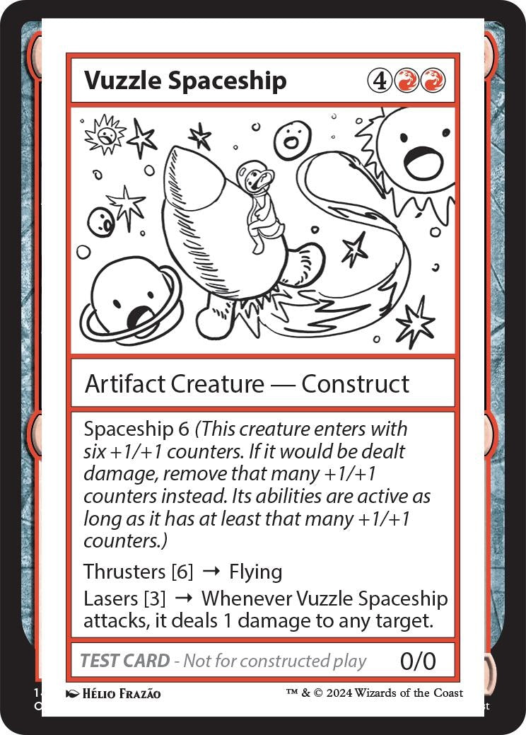 Image for Vuzzle Spaceship [Mystery Booster 2 Playtest Cards] - Magic: The Gathering