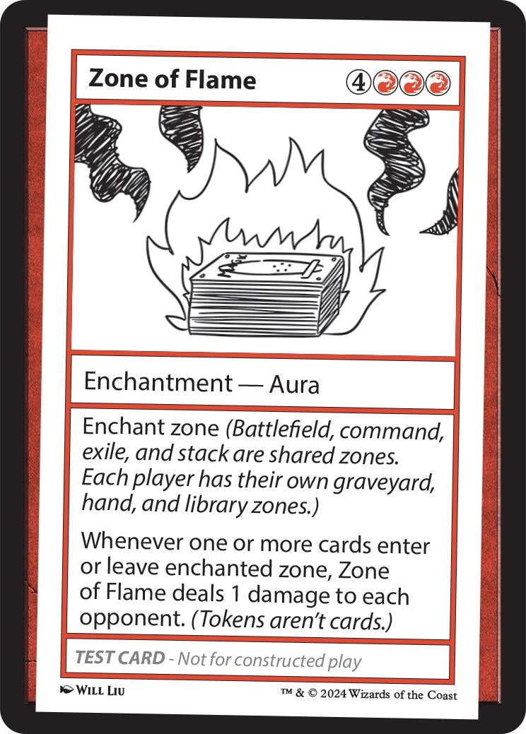 Image for Zone of Flame [Mystery Booster 2 Playtest Cards] - Magic: The Gathering